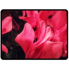 Pink Double Sided Fleece Blanket (large) 