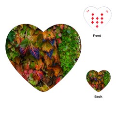 Fall Ivy Playing Cards (heart) by okhismakingart