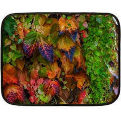 Fall Ivy Fleece Blanket (mini) by okhismakingart