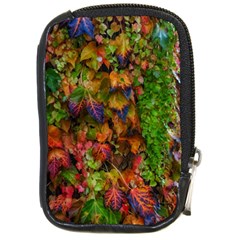 Fall Ivy Compact Camera Leather Case by okhismakingart