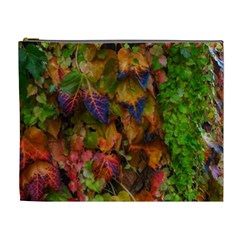 Fall Ivy Cosmetic Bag (xl) by okhismakingart