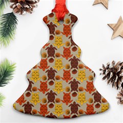 Sea Turtle Sea Life Pattern Ornament (Christmas Tree) 