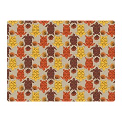 Sea Turtle Sea Life Pattern Double Sided Flano Blanket (Mini) 