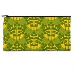 Texture Plant Herbs Green Pencil Cases