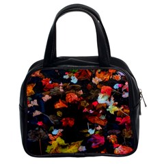 Leaves And Puddle Classic Handbag (two Sides) by okhismakingart