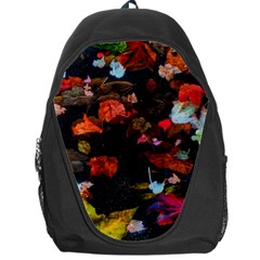 Leaves And Puddle Backpack Bag by okhismakingart