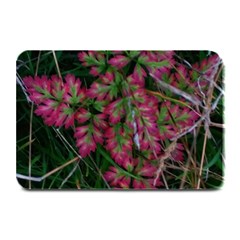 Pink-fringed Leaves Plate Mats by okhismakingart