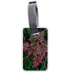 Pink-fringed Leaves Luggage Tags (one Side)  by okhismakingart