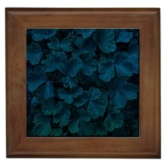 Columbine Leaves Framed Tiles by okhismakingart