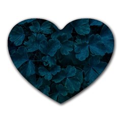 Columbine Leaves Heart Mousepads by okhismakingart