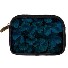 Columbine Leaves Digital Camera Leather Case by okhismakingart