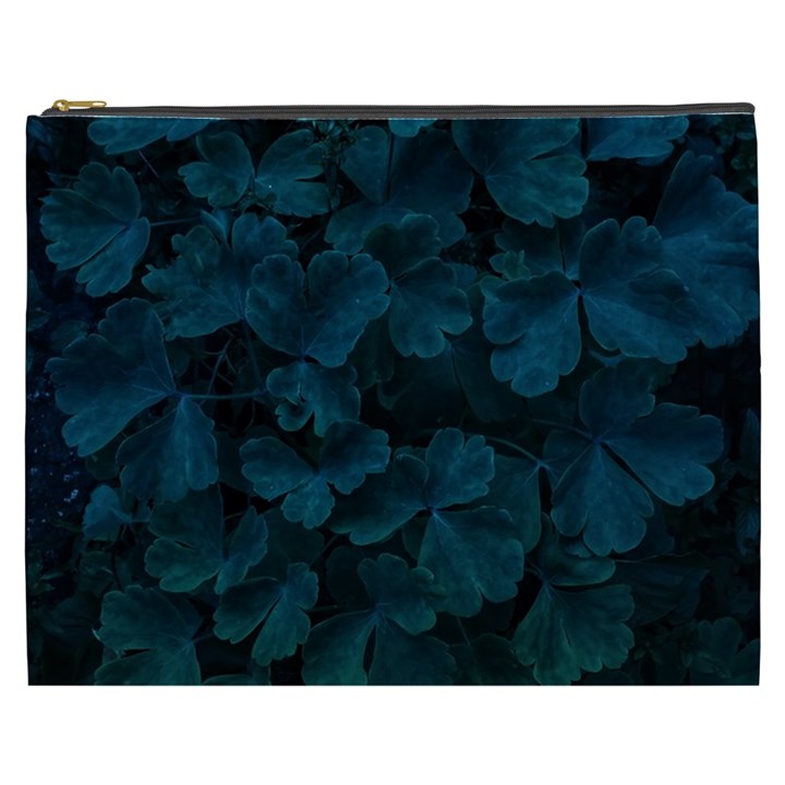 Columbine Leaves Cosmetic Bag (XXXL)