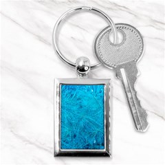 Turquoise Pine Key Chains (rectangle)  by okhismakingart