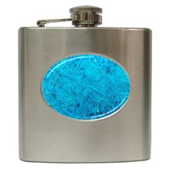 Turquoise Pine Hip Flask (6 Oz) by okhismakingart