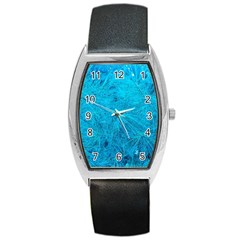 Turquoise Pine Barrel Style Metal Watch by okhismakingart