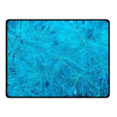 Turquoise Pine Fleece Blanket (small) by okhismakingart