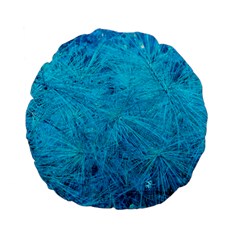 Turquoise Pine Standard 15  Premium Flano Round Cushions by okhismakingart