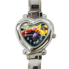 Mushrooms Heart Italian Charm Watch by okhismakingart