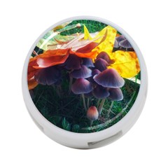 Mushrooms 4-port Usb Hub (two Sides) by okhismakingart