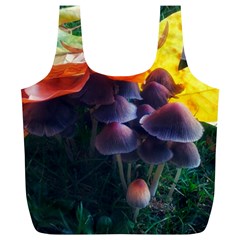 Mushrooms Full Print Recycle Bag (xl) by okhismakingart