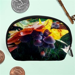 Mushrooms Accessory Pouch (large) by okhismakingart