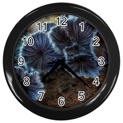 Tree Fungus Wall Clock (black) by okhismakingart