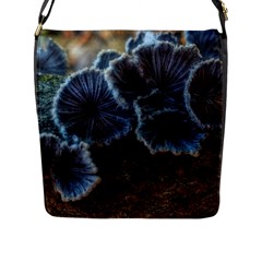 Tree Fungus Flap Closure Messenger Bag (l) by okhismakingart