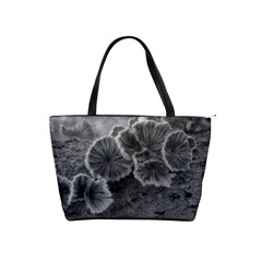 Tree Fungus Black And White Classic Shoulder Handbag by okhismakingart