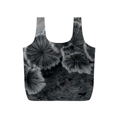 Tree Fungus Black And White Full Print Recycle Bag (s) by okhismakingart