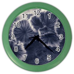 Tree Fungus Ii Color Wall Clock by okhismakingart