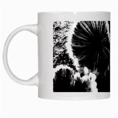 Tree Fungus High Contrast White Mugs by okhismakingart