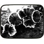 Tree Fungus High Contrast Fleece Blanket (Mini) 35 x27  Blanket