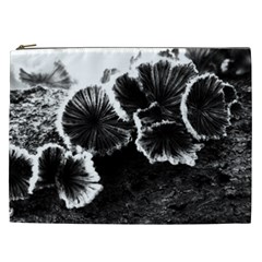 Tree Fungus High Contrast Cosmetic Bag (xxl) by okhismakingart