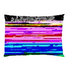 Static Wall Queen Annes Lace Version Iii Pillow Case (two Sides) by okhismakingart