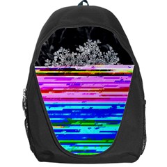 Static Wall Queen Annes Lace Version Iii Backpack Bag by okhismakingart