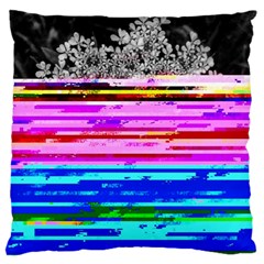 Static Wall Queen Annes Lace Version Iii Standard Flano Cushion Case (two Sides) by okhismakingart