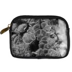 Tree Fungus Branch Vertical Black and White Digital Camera Leather Case Front