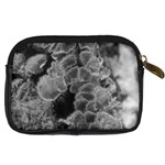 Tree Fungus Branch Vertical Black and White Digital Camera Leather Case Back