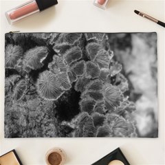 Tree Fungus Branch Vertical Black And White Cosmetic Bag (xxl) by okhismakingart