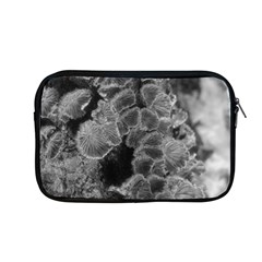 Tree Fungus Branch Vertical Black And White Apple Macbook Pro 13  Zipper Case by okhismakingart