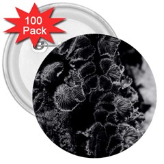 Tree Fungus Branch Vertical High Contrast 3  Buttons (100 Pack)  by okhismakingart