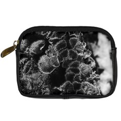 Tree Fungus Branch Vertical High Contrast Digital Camera Leather Case by okhismakingart