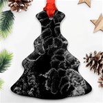 Tree Fungus Branch Vertical High Contrast Ornament (Christmas Tree)  Front