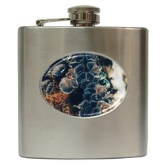 Tree Fungus Branch Vertical Hip Flask (6 Oz) by okhismakingart