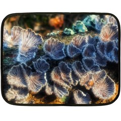 Tree Fungus Branch Fleece Blanket (mini) by okhismakingart