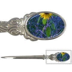 Blue Sunflower Letter Opener by okhismakingart