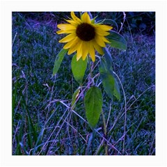 Blue Sunflower Medium Glasses Cloth (2-side) by okhismakingart