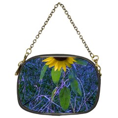 Blue Sunflower Chain Purse (one Side) by okhismakingart