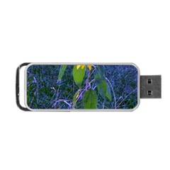 Blue Sunflower Portable Usb Flash (two Sides) by okhismakingart