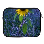 Blue Sunflower Apple iPad 2/3/4 Zipper Cases Front